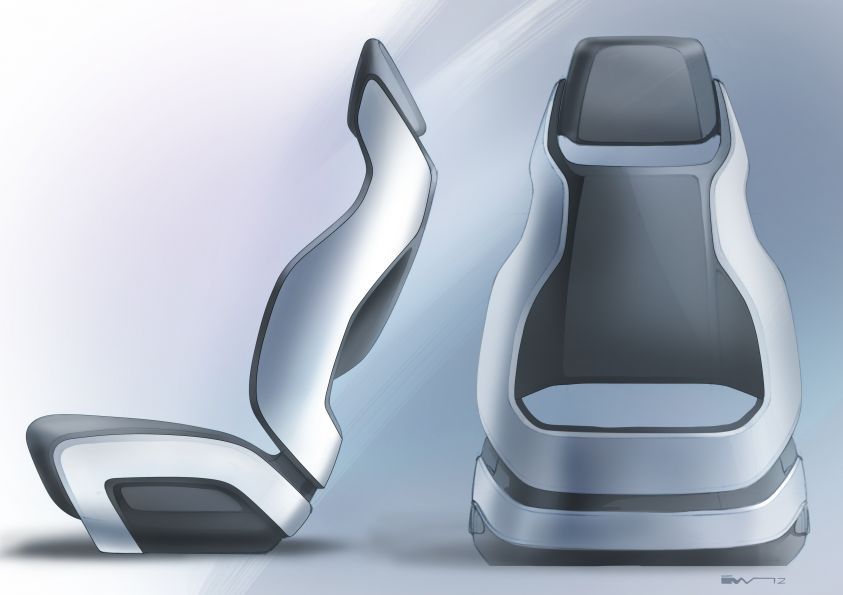 Эскиз сидений Lada X-Ray